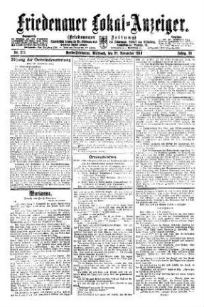 Nr. 271, 26.11.1919