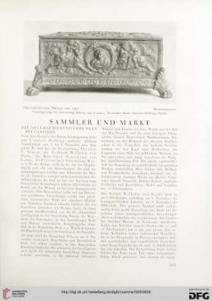 Sammler und Markt