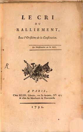 Le Cri du ralliement