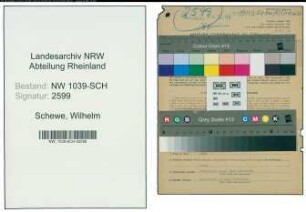 Entnazifizierung Wilhelm Schewe , geb. 22.02.1902 (Verwaltungsbeamter)