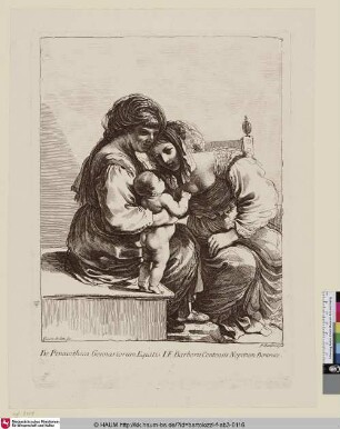 [Holy Virgin, Infant Jesus and St. Anne; Maria mit dem Kind und die Heilige Anna]