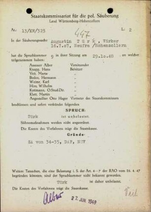 Türk, Augustin