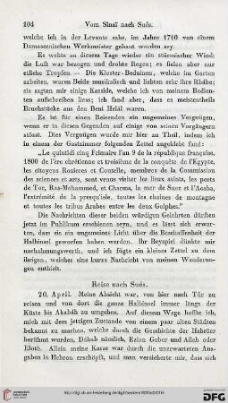 Reise vom Sinaï nach Sués