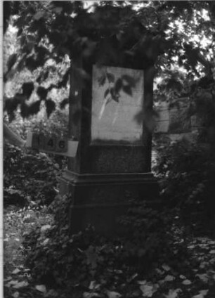 Grabstein 146 [Hahn S. 35 Grab-Nr. 1416]