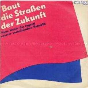 Platte mit FDJ-Liedern, Plattenhülle