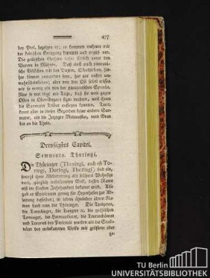 Dreissigstes Capitel. Semonen. Thuringi
