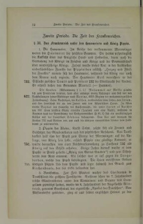 Zweite Periode. Die Zeit des Frankenreiches