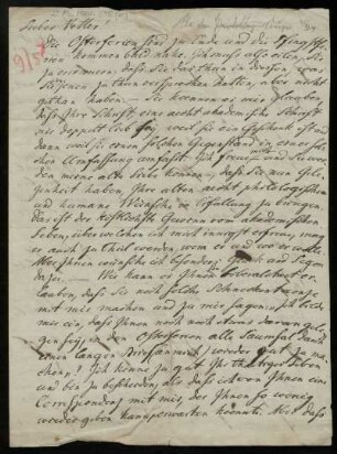 Brief von Johann Heinrich Christian Bang an Friedrich Creuzer