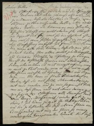 Brief von Johann Heinrich Christian Bang an Friedrich Creuzer