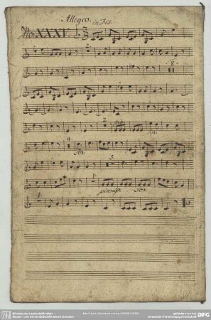 35. Graun, Johann Gottlieb, Sinfonien, GraunWV A:XII:14 