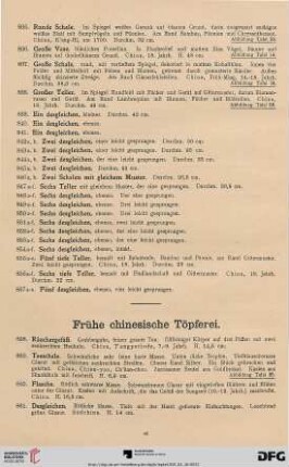 Frühe klassische Töpferei (Nr. 858-863)