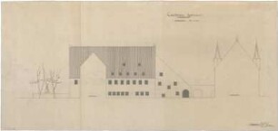 Gsaenger, Gustav; München; Stadtmuseum, Erweiterung - Erweiterung 3. Bauabschnitt, Hofseite (Ansicht)