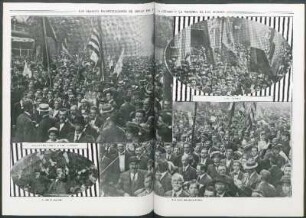 Las grandes manifestaciones de jubilo por el paz de la guerra y la victoria de los aliados [Fotografías]
