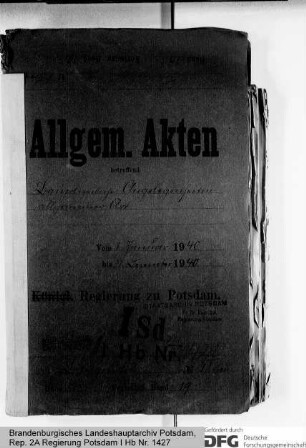 Bestimmungen über die Feuer- und Baupolizei in den Städten. Baupolizeiordnungen