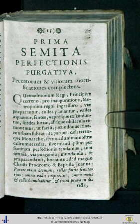 Prima Semita Perfectionis Purgativa