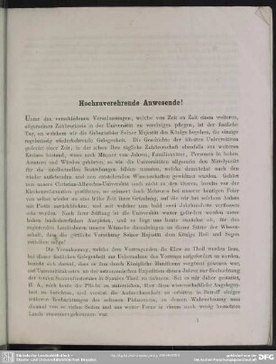 [Über die totale Sonnenfinsternis am 18. Juli 1860]