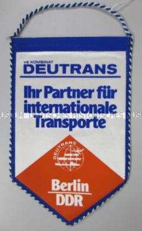 Wimpel des VE Kombinats Deutrans