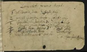 Incipit lamentatio Jeremiae prophetae; B, bc; e-Moll