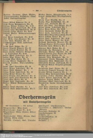 Oberhermsgrün mit Unterhermsgrün