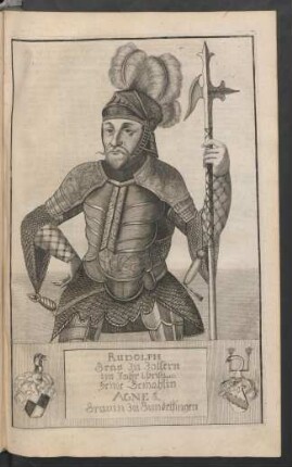 Rudolph Grav zu Zollern im Jahr Christi 1165. Seine Gemahlin Agnes Gravin zu Gundelfingen