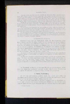 1. Vorhof, Vestibulum.