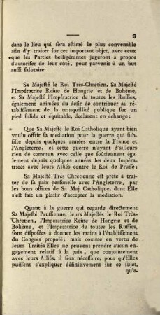 Négociation de la France et de l'Angleterre : depuis le 26. Mars 1761 jusqu'au 20. Sept. de la même année