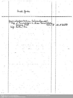 Arndt, Gerda