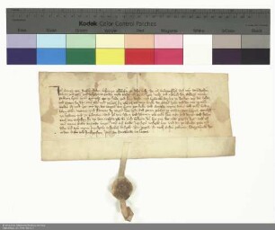 Lehenauftrag Konrads von Buches bezüglich eines halben Hauses in Berstadt für Heinrich [von Kranlucken], Abt von Fulda
