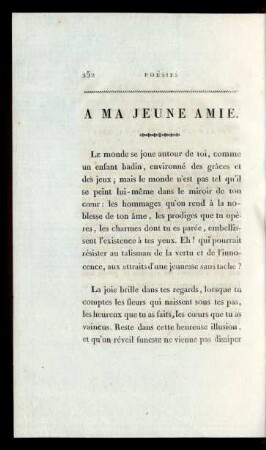 A Ma Jeune Amie.
