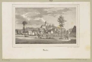Die Kirche in Bucha (Schmannewitz-Bucha) bei Dahlen, aus Sachsens Kirchen-Galerie von Hermann Schmidt, Bd. 3, 1840