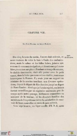 Chapitre VIII: Du Port-Famine au hâvre Peckett