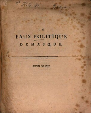 Le faux Politique demasqué