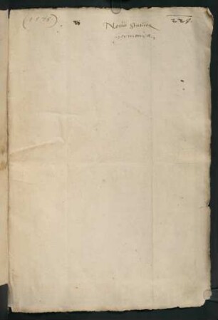 Nova Statuta Germanica vom 29.05.1575 [Bl. 228r: 1575, Bl. 250r: 29.05.1575, Neue Statuten der Universität; Abschrift]