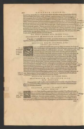 Epistola Beati Ioannis Apostoli Secunda.