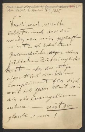 Brief an Ferruccio Busoni, 16.07.1895