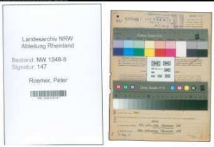 Entnazifizierung Peter Roemer , geb. 18.07.1892 (Werkmeister)
