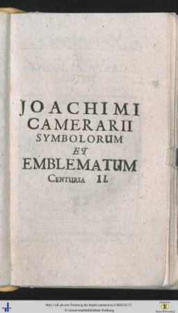 Centuria II. Animalium Quadrupedium.