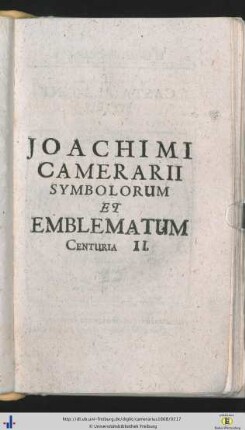Centuria II. Animalium Quadrupedium.