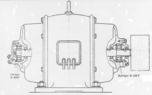 Elektromotorlager, Schema (Kugellagerwerk, Wittenau) : Technikgeschichte | Maschinenbau | Maschinenelemente | Das Kugellager und seine Anwendung