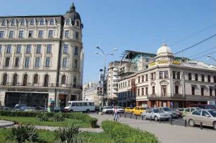 Bukarest - Hotel Capitol im Zentrum : Bukarest, April 2007, Hotel Capitol im Zentrum an der Hauptstraße Calea Victoriei