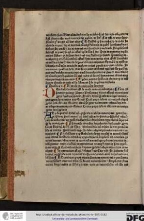 Deinde considerandum est de causa canonizationis sanctorum, circa quod queruntur quinque, primo utrum papa debeat aliquem canonizare propter fructum scientie...