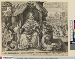 [Ludwig XIII.  als Kind auf dem Thron]