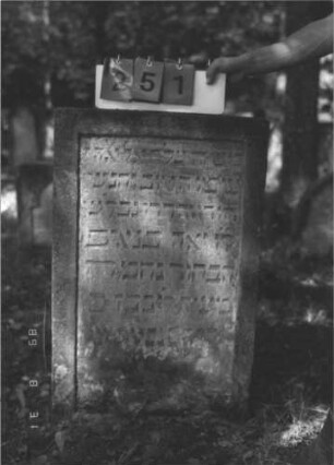 Grabstein 251 (Index: 99609887) Material: Sandstein Zustand: verwittert, teilweise Textverlust Maße HxBxT: 90x58x10 cm Beschreibung: Stele, Schriftfeld eingetieft: Grabstein 251