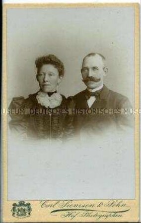 Porträt eines Ehepaares, Carte de Visite