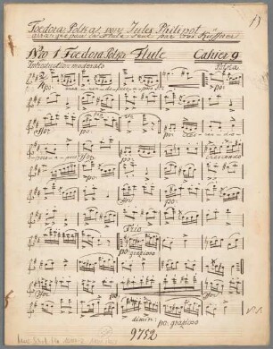 4 Dances, Arr, fl, HenK WoO 113/9 - BSB Mus.Schott.Ha 10307-2