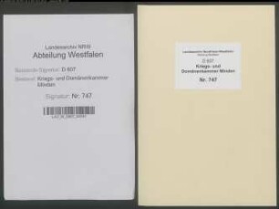 Amt Rahden - Vogtei Rahden - Bauerschaft Ströhen: Unterlagen der Revisionskommission - Band 1