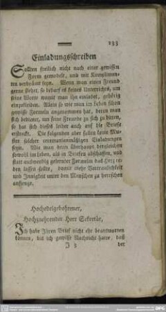 Einladungsschreiben