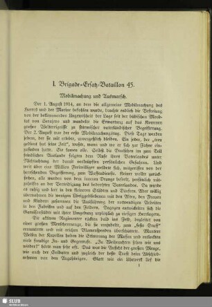 I. Brigade-Ersatz-Bataillon 45