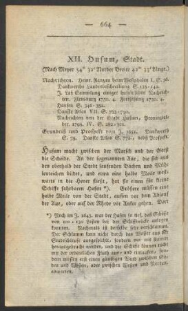 XII. Husum, Stadt.