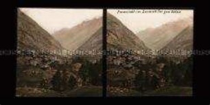 Blick ins Mattertal gegen Osten